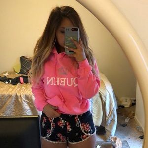 Pink queen hoodie